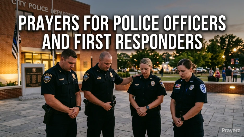Prayers for Police Officers and First Responders