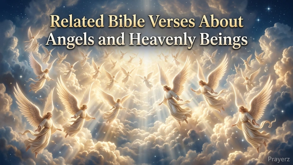 Related Bible Verses About Angels and Heavenly Beings