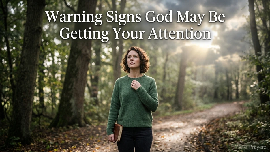 Warning Signs God May Be Getting Your Attention