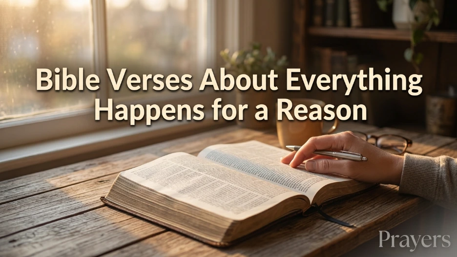 Bible Verses About Everything Happens for a Reason