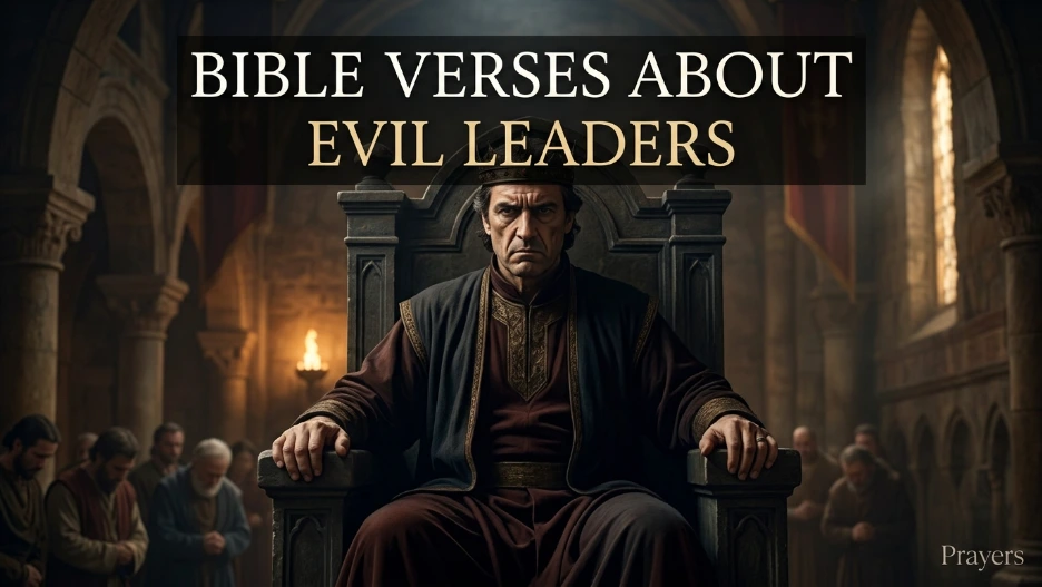 Bible Verses About Evil Leaders