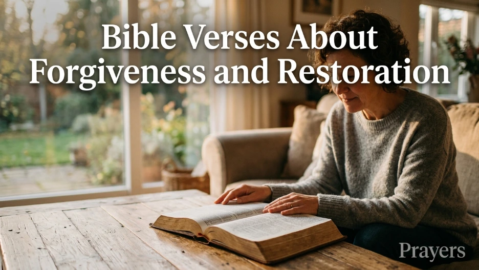 Bible Verses About Forgiveness and Restoration