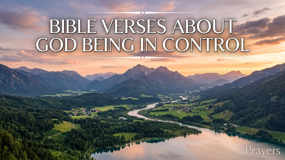 Bible Verses About God Being in Control