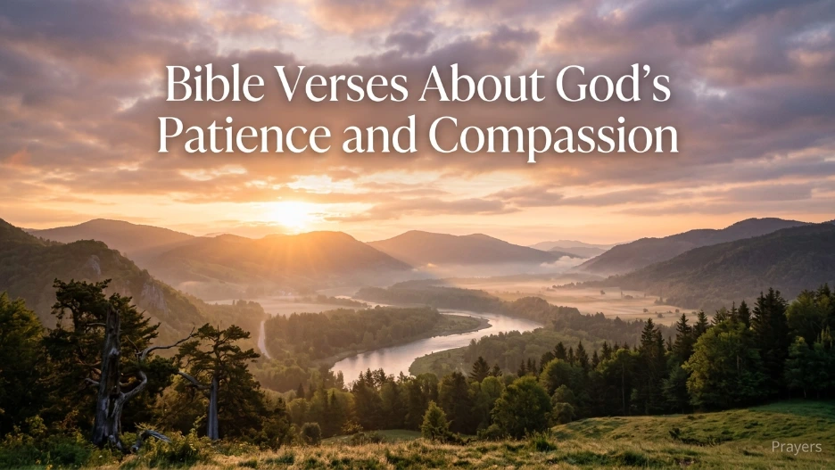 Bible Verses About God's Patience and Compassion