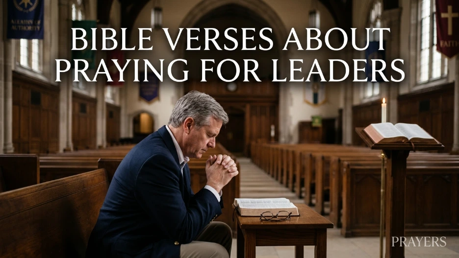 Bible Verses About Praying for Leaders
