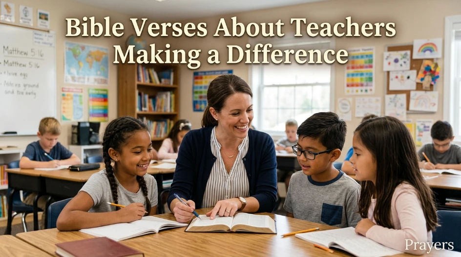 Bible Verses About Teachers Making a Difference