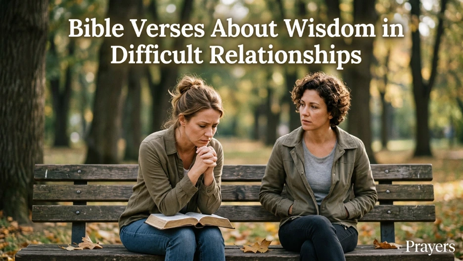 Bible Verses About Wisdom in Difficult Relationships