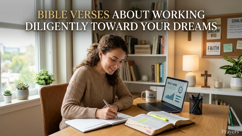 Bible Verses About Working Diligently Toward Your Dreams