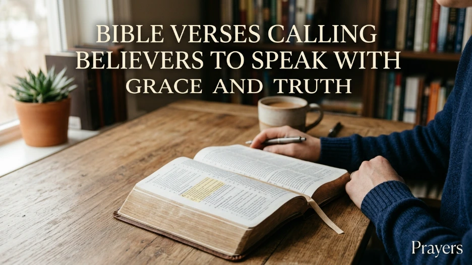 Bible Verses Calling Believers to Speak with Grace and Truth