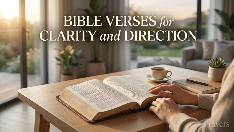 Bible Verses for Clarity and Direction