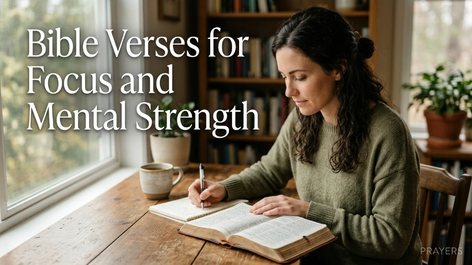 Bible Verses for Focus and Mental Strength