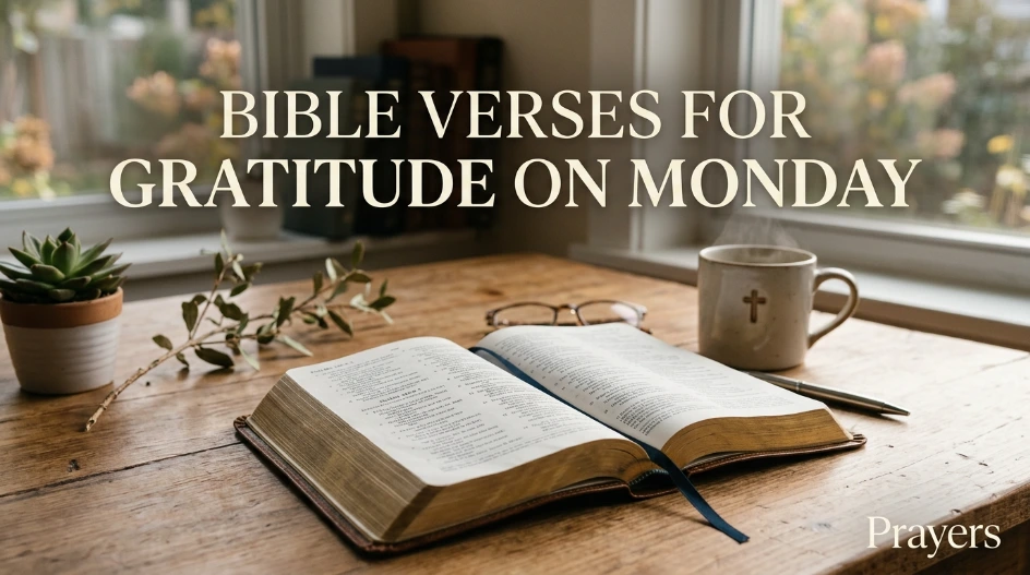 Bible Verses for Gratitude on Monday