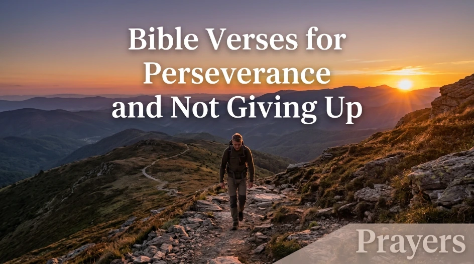 Bible Verses for Perseverance and Not Giving Up