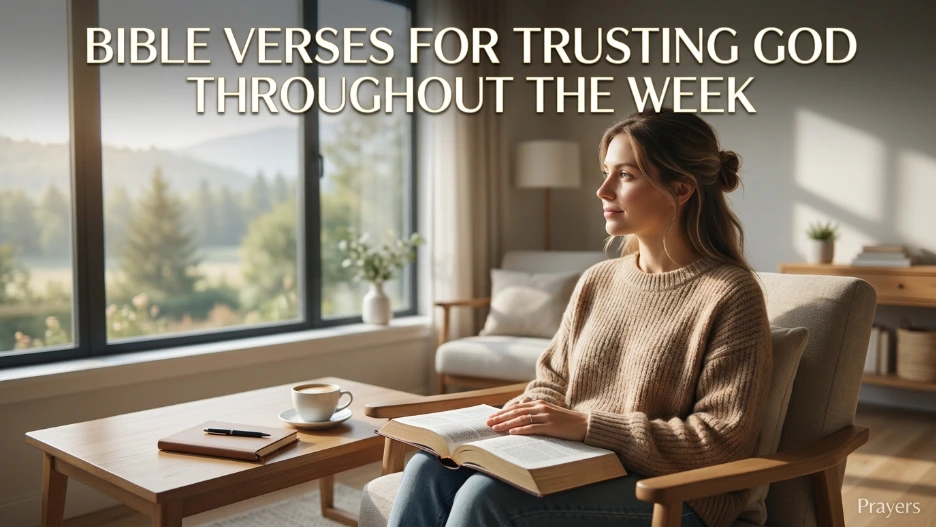 Bible Verses for Trusting God Throughout the Week