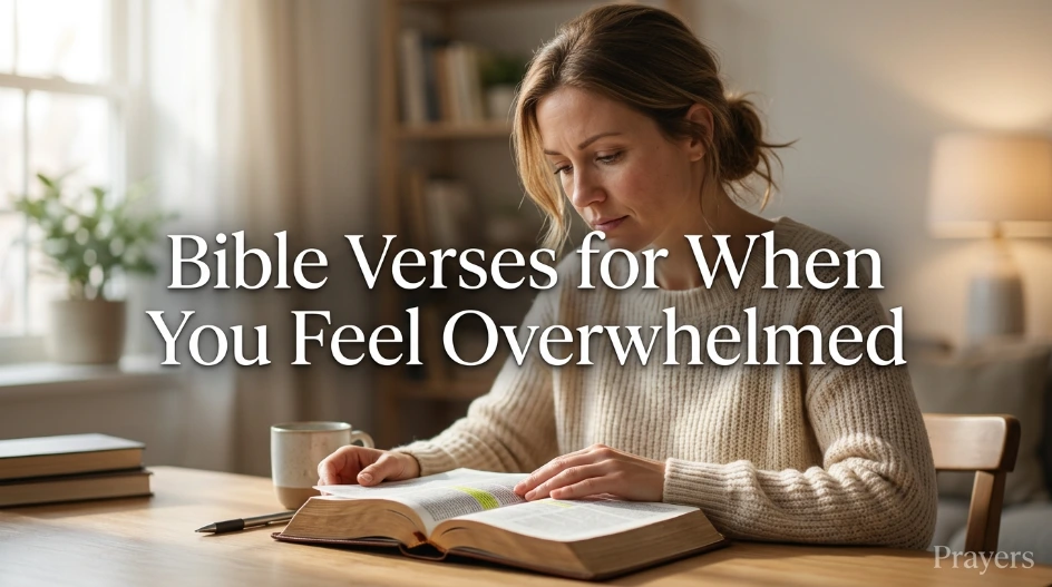 Bible Verses for When You Feel Overwhelmed