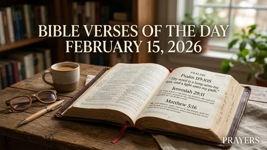Bible Verses of the Day February 15, 2026