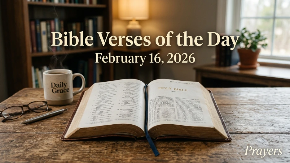Bible Verses of the Day February 16, 2026
