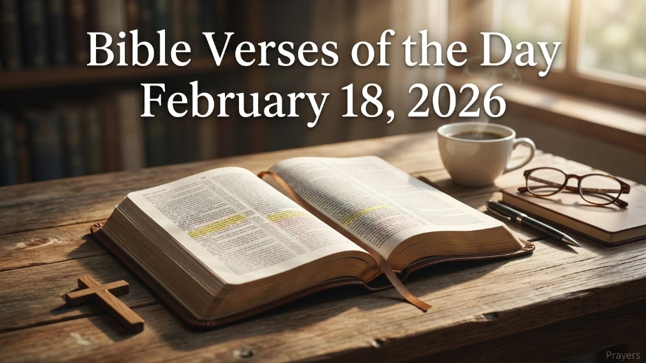 Bible Verses of the Day February 18, 2026