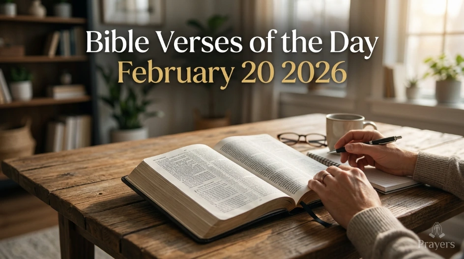 Bible Verses of the Day February 20 2026