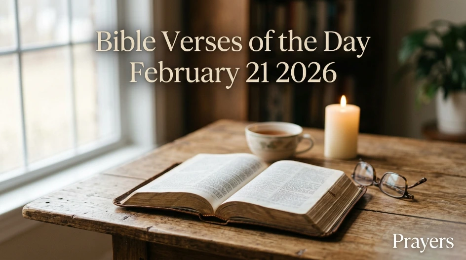 Bible Verses of the Day February 21 2026