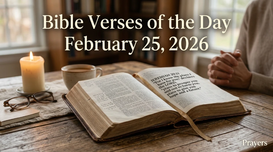 Bible Verses of the Day February 25 2026