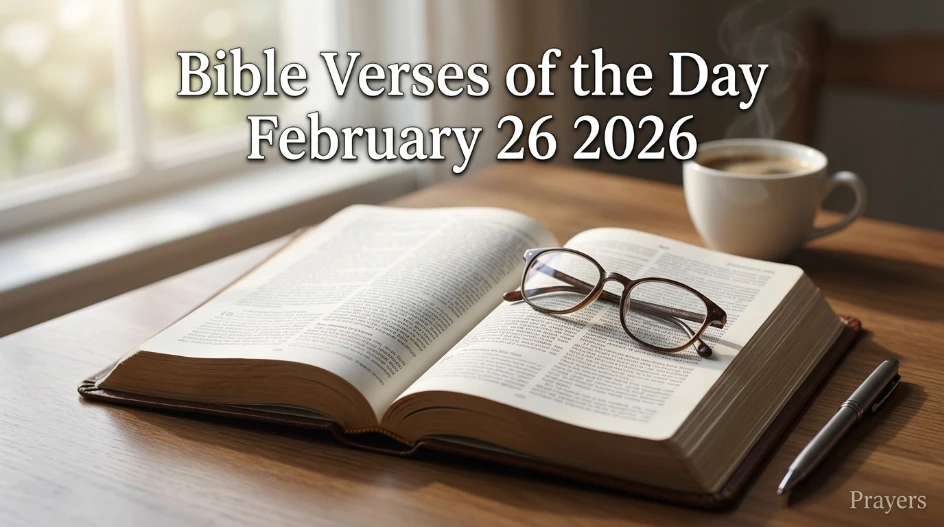 Bible Verses of the Day February 26 2026
