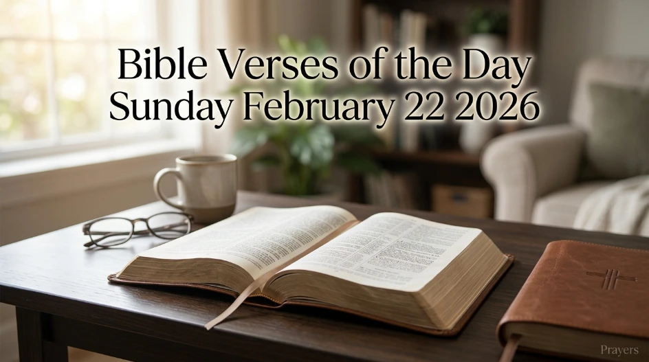 Bible Verses of the Day Sunday February 22 2026