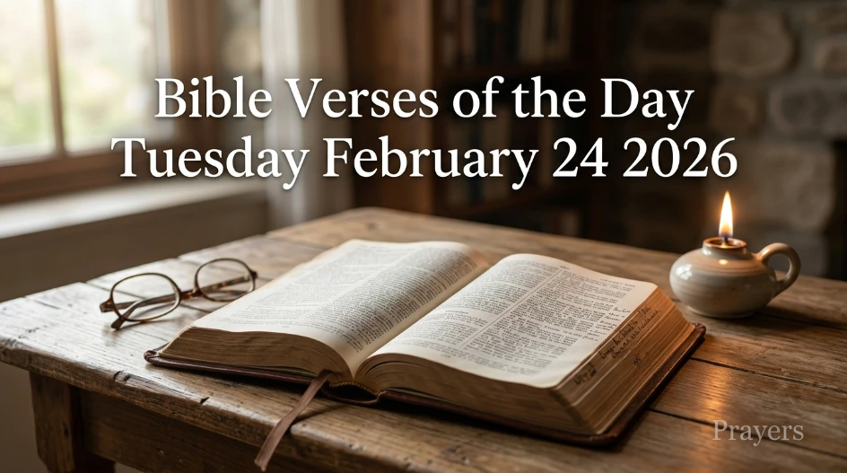 Bible Verses of the Day Tuesday February 24 2026