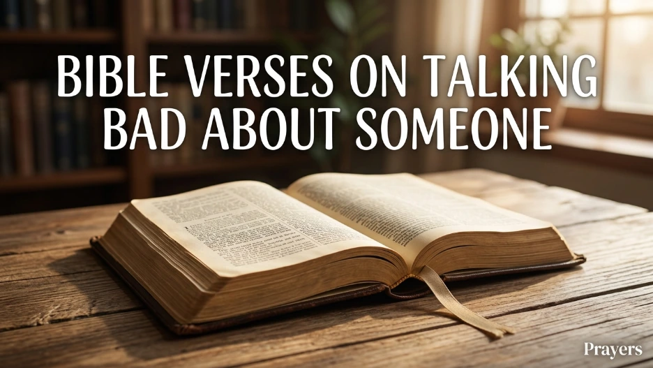 Bible Verses on Talking Bad About Someone