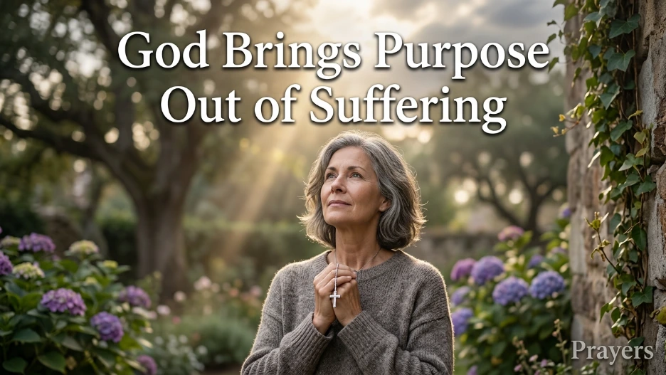 God Brings Purpose Out of Suffering