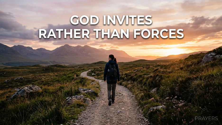 God Invites Rather Than Forces
