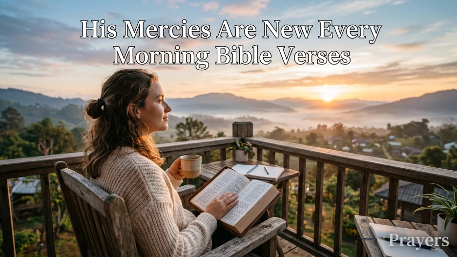 His Mercies Are New Every Morning Bible Verses