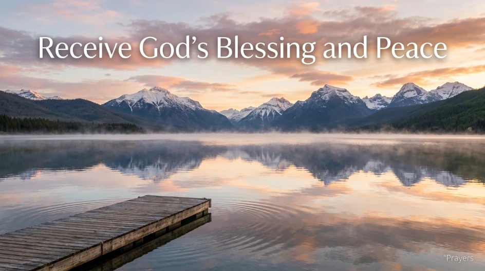 Receive God's Blessing and Peace