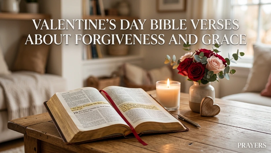 Valentine's Day Bible Verses About Forgiveness and Grace